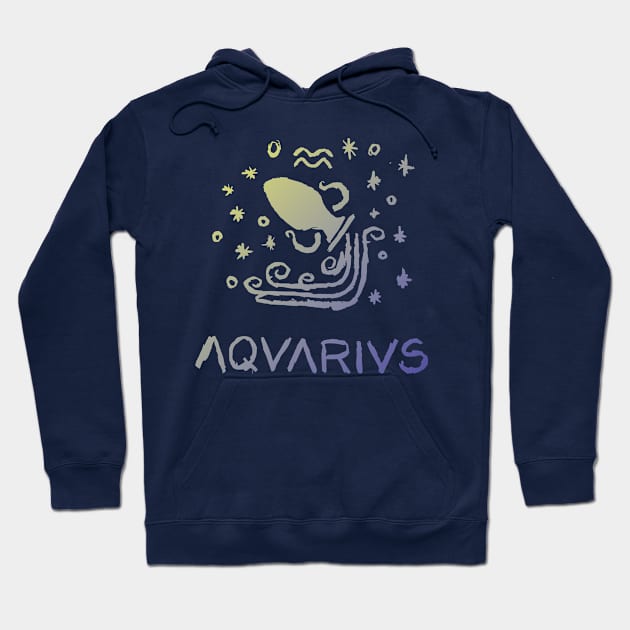 Aquarius 03 Hoodie by Very Simple Graph